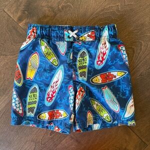 Circo Blue Surfboard Print Swim Shorts